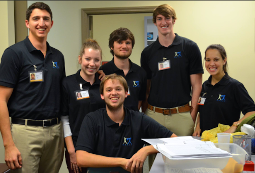 Mercy Health Center volunteers serving the community